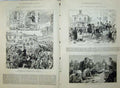 Antique Old Print 1880 General Election Middlesex Brentford Southwark Men 19th