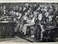 Old Antique Print Fine Art 1880 House Commons Front Opposition Bench Men 19th