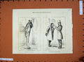 Original Old Antique Print 1880 Men Church Reading Beard Bar 19th