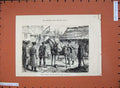 Original Old Antique Print 1880 Russia Teaching Cossacks Ride Horses Army 19th