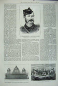 Old Antique Print 1880 War Alexander Ferguson John'S Hospital Twickenham 19th