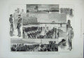 Old Antique Print 1880 Duke Edinburgh Tynemouth Naval Volunteers Army Art 19th