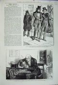 Old Antique Print 1880 Six Pages People I Have Met Author Artful Vicar 19th