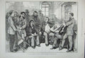 Original Old Antique Print 1880 American Presidential Election Washington Men