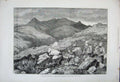 Old Antique Print 1880 Prince Wales Deer Hunting Forest Mar Scotland Art 19th