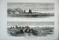 Old Antique Print 1880 Castle Girishk Valley Helmund Afghan War Burrows 19th
