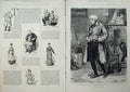 Old Antique Print 1880 Folly Theatre Toole Caleb Plummer Dot Bertha Man 19th