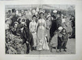 Old Antique Print Fine Art 1880 Flower Show Royal Botanic Regent'S Park 19th