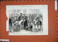 Old Antique Print 1880 Suppression Jesuits Paris Chapel Rue Sevres France 19th