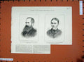 Original Old Antique Print 1880 Lord Mountmorres Lieutenant Wood Fusiliers Army
