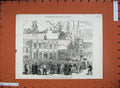Original Old Antique Print 1880 Basuto War Ta Army Volunteers Cape Town Edwards