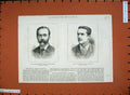 Old Antique Print 1880 Lieutenant Arthur Shewell Frank Whittuck War Men 19th
