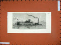 Old Antique Print 1880 Stern Wheel Steamer Ship River Magdalena America 19th