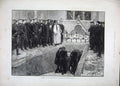 Old Antique Print 1881 Funeral Lord Beaconsfield Hughenden Church Wycombe 19th