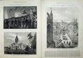 Antique Old Print 1881 George Stephenson Nicholas Church Chesterfield Art 19th