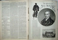 Old Antique Print 1881 George Stephenson Wylam Monument Newburn Church 19th