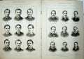 Old Antique Print 1881 Oxford Cambridge University Boat Race Men Crews 19th