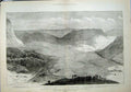 Original Old Antique Print 1881 Transvaal War Colley Attack Laing'S Neck Boers