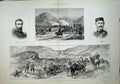 Old Antique Print Transvaal War 1881 George Colley Army Laing'S Buller 19th