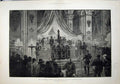 Old Antique Print 1881 Fine Art Emperor Russia Body Church St Peter Paul 19th