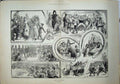 Original Old Antique Print 1881 Derby Day Horse Racing Sport People Frith 19th