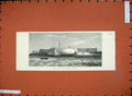 Old Antique Print 1881 View Fort St Sebastian Mozambique Africa Boat Sea 19th