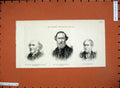 Old Antique Print 1881 Rev Lloyd Provost Trinity Elmore Lord Camoys Men 19th