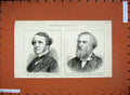 Old Antique Print 1881 Lord Carlingford Privy Seal Jellett Provost Dublin 19th