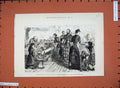 Original Old Antique Print 1881 Irish Stew Dinner Poor People Mission Limehouse
