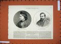 Original Old Antique Print 1881 Duchess Westminster Frank Buckland Portrait