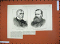 Old Antique Print 1881 Emile De Girardin Edward Miall French Politician 19th
