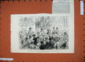 Original Old Antique Print 1881 Wedding Vienna Princess Stephanie Belgium Horse