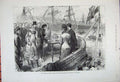 Old Antique Print 1881 Princess Wales Alexandra Dock Liverpool Ships Sea 19th