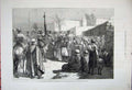 Old Antique Print 1881 Arab Chief Religious War Province Oran Algiers Art 19th