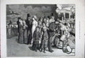 Old Antique Print 1881 Fine Art Families Spa Scarborough Moonlight Beach 19th