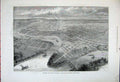 Old Antique Print 1881 View Winnipeg Capital Manitoba Canada Dominion Art 19th