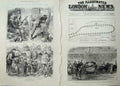 Antique Old Print 1881 Edinburgh Scottish Volunteers Army Carriage Horses 19th