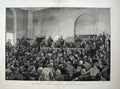Antique Old Print 1881 Court Trial Murder President Garfield Scoville Men 19th