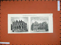 Old Antique Print 1881 New Post Office Ipswich Museum Library School Art 19th