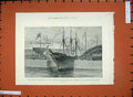 Original Old Antique Print 1881 Edinburgh Dock Leith Steamer Berlin Duke Ribbon