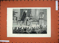 Original Old Antique Print 1881 Theatre Hampton Court Palace Convalescent Home