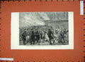 Old Antique Print 1881 Fatal Railway Accident Canonbury Policemen Train 19th