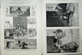 Original Old Antique Print 1882 Egypt Siers Garrison Siout War Arab Baker Corn