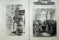 Old Antique Print 1882 Lord Cavendish Chapel Chatsworth Funeral Edensor 19th