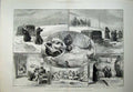 Old Antique Print Siberia 1882 Crew Jeanette Horse Sledge Snow Kirghis 19th