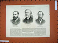 Original Old Antique Print 1882 Jame Rice Bishop Sydney Sir Robert Hart Men