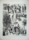 Old Antique Print 1882 Bazaar Willis'S Barnardo'S Destitute Children Art 19th