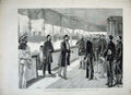 Old Antique Print 1882 Khedive Duke Connaught Ship H.M.S Helicon War Army 19th