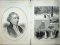 Old Antique Print 1882 Portrait Archbishop Canterbury Funeral Addington 19th