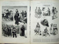 Old Antique Print 1882 War Egypt Alexandria Army Siers Jew Milkman Men 19th